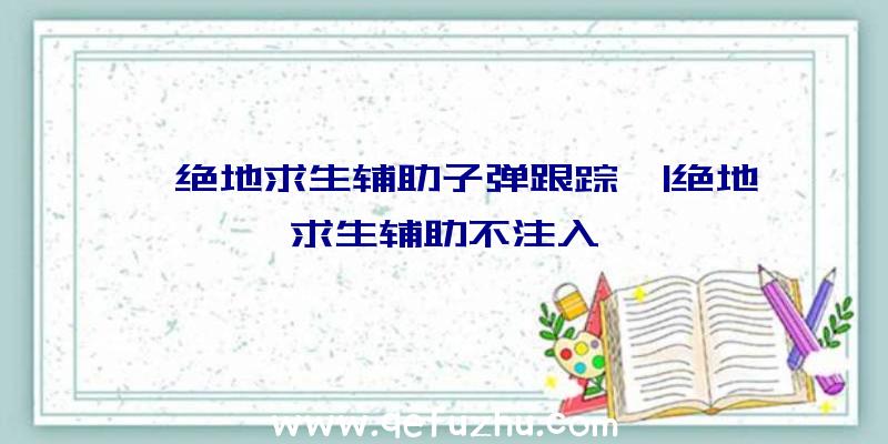 「绝地求生辅助子弹跟踪」|绝地求生辅助不注入